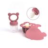 Food Grade Silicone Bear Ice Grid Circular Mold Baby Food Smooth Safe Healthy Odorless Can Be Sterilized At High Temperatures