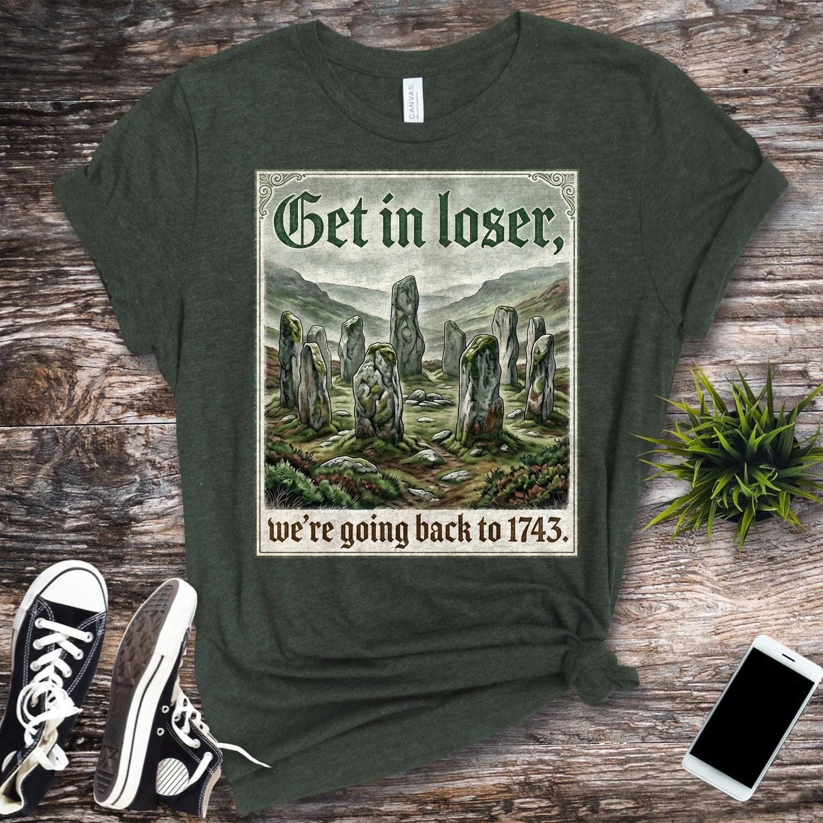 Funny Outlander Craigh na Dun T-shirt, Sassenach Tee, Jamie & Claire Shirt M