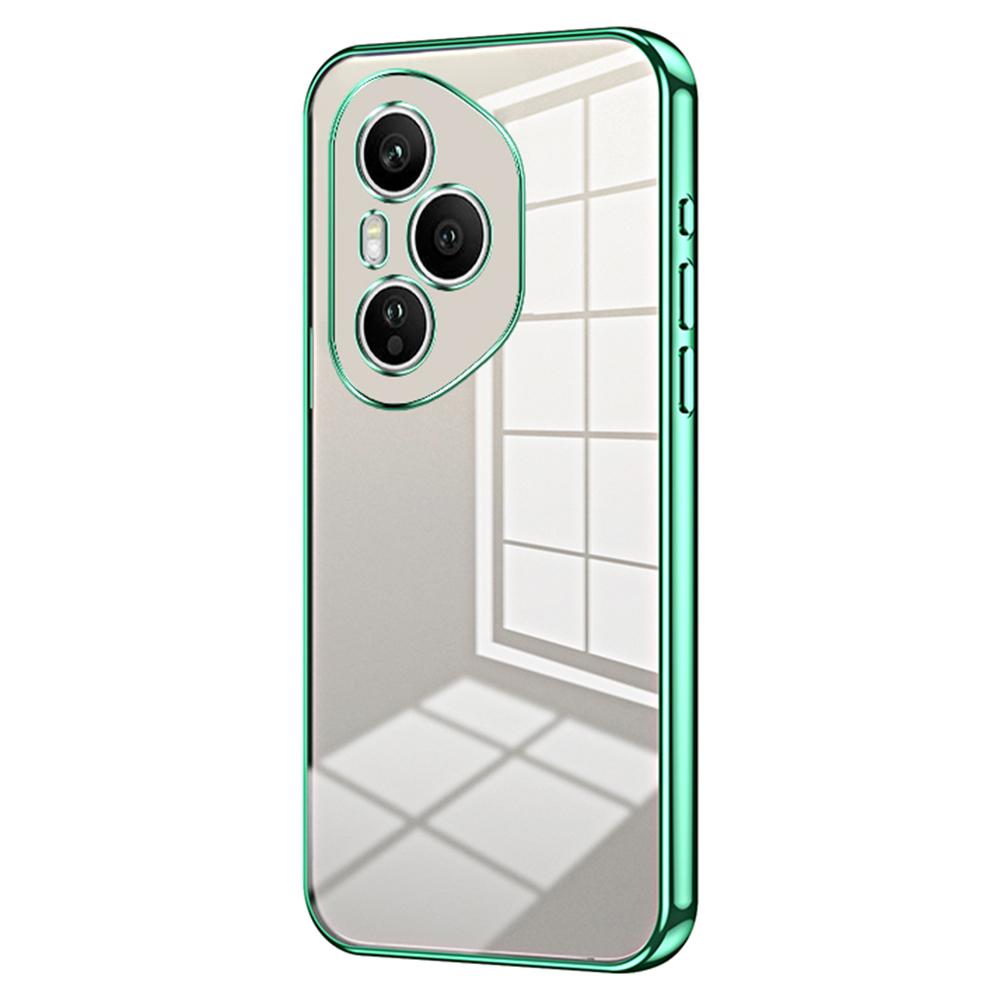 Für Honor 400 Pro 5G (Global) Hülle Galvanisierter Rahmen Weiche TPU Handyhülle