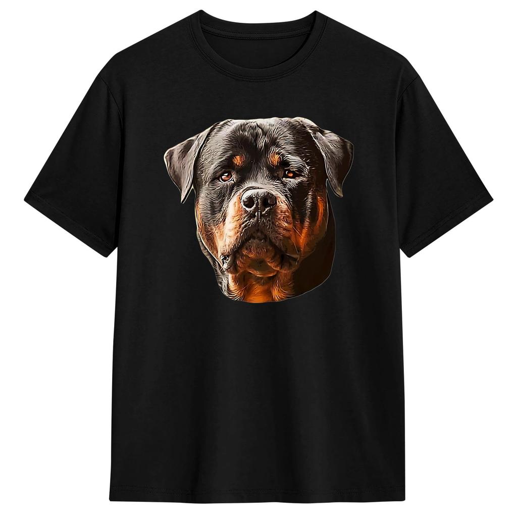 Funny Border Collie Face Portrait Pure Cotton T Shirt For Couple Beach Y2K TShirts ONeck Harajuku Tees Oversized Clothes