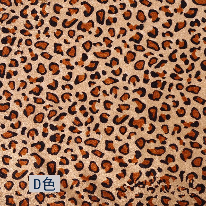 Velvet Animal Print Fabric Tiger Leopard zebra Fabric for Sofa Toy Cloth Caveman Costume Cloth