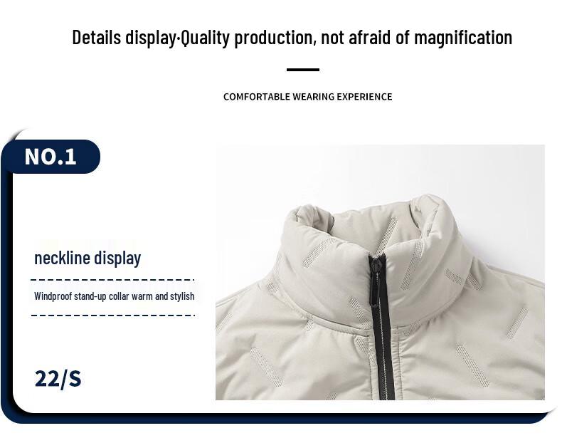 TUCANO Men's Stand Collar Fleece Lined Padded Vest