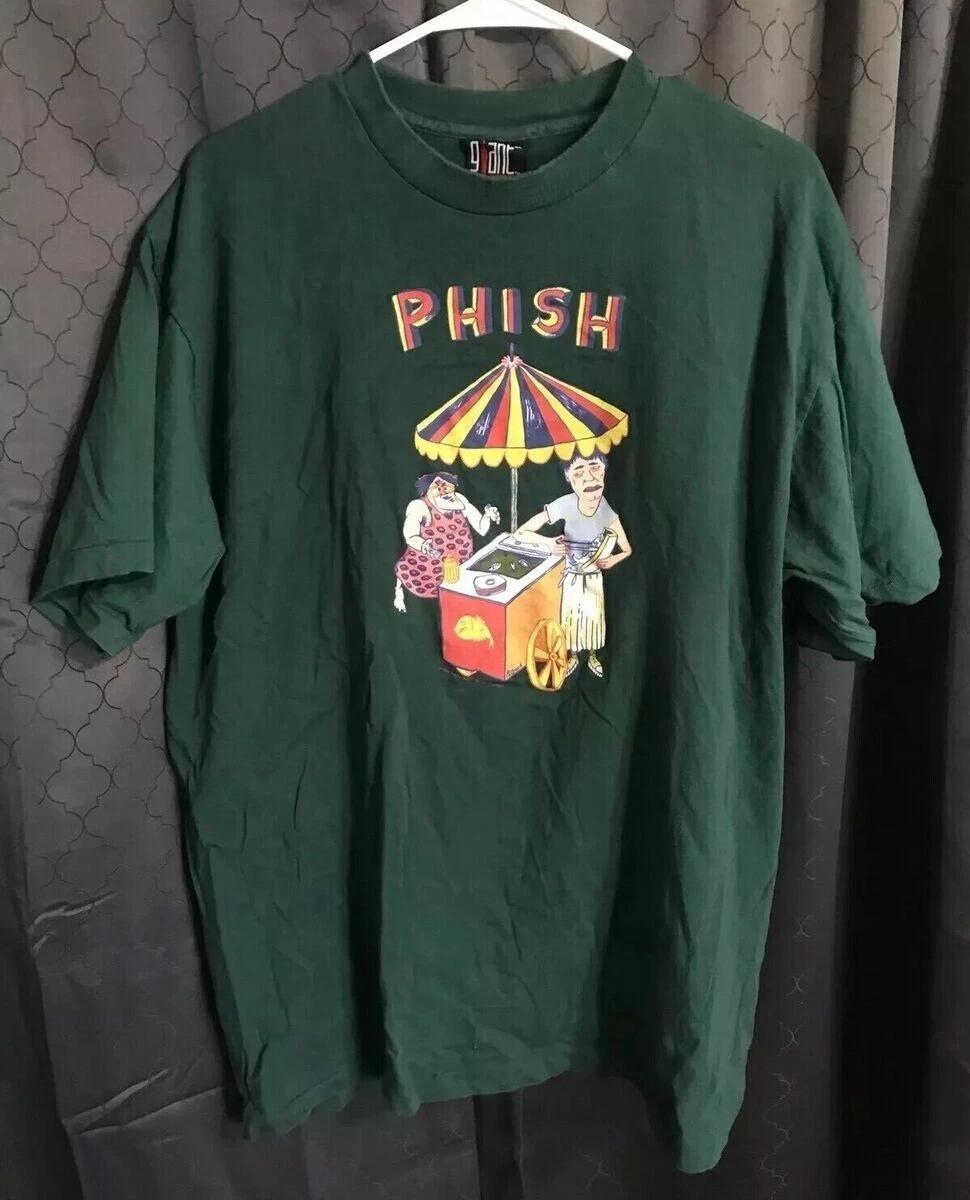 Vintage Phish T-Shirt 1994 Pollock Boston NYE Hot Dog RARE Tour 3XL