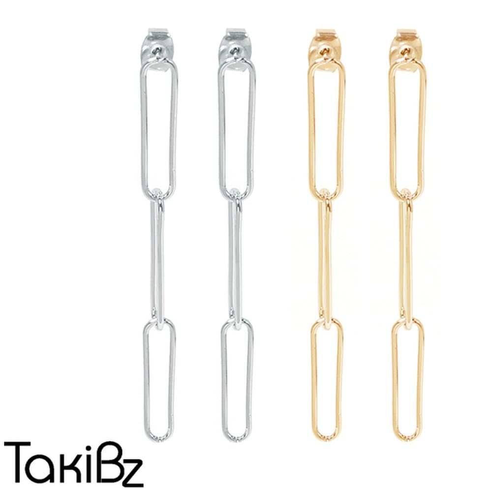 [Takibz] Clipping Drop Earrings