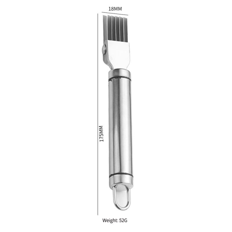 Onion Garlic Tomato Chili Shredder Grater Stainless Steel Chopped Green Onion Knife Onion Knife Kitchen Tool Multifunctional
