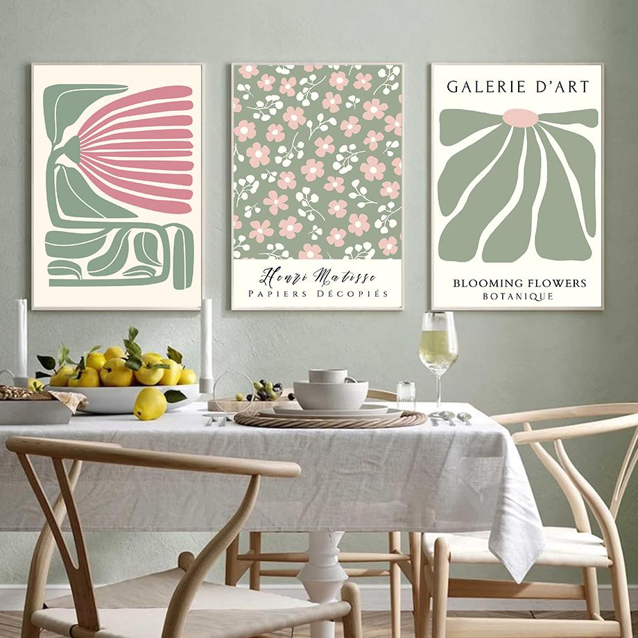 Matisse Vase Leaf Wall Art Posters Canvas Decorative Printing Abstract Prints Nordic Mural Living Room Home Decoration Pictures