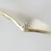 18 Karat Vergoldeter Diamantring, Handschmuck