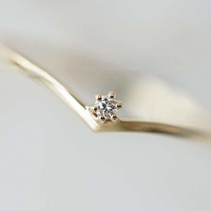 18 Karat Vergoldeter Diamantring, Handschmuck