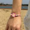 Beads Polymer Clay Braid Rope Bracelet Boho Egg Flower Bangle Bohemian Beach Jewelry  Jewelry Gifts