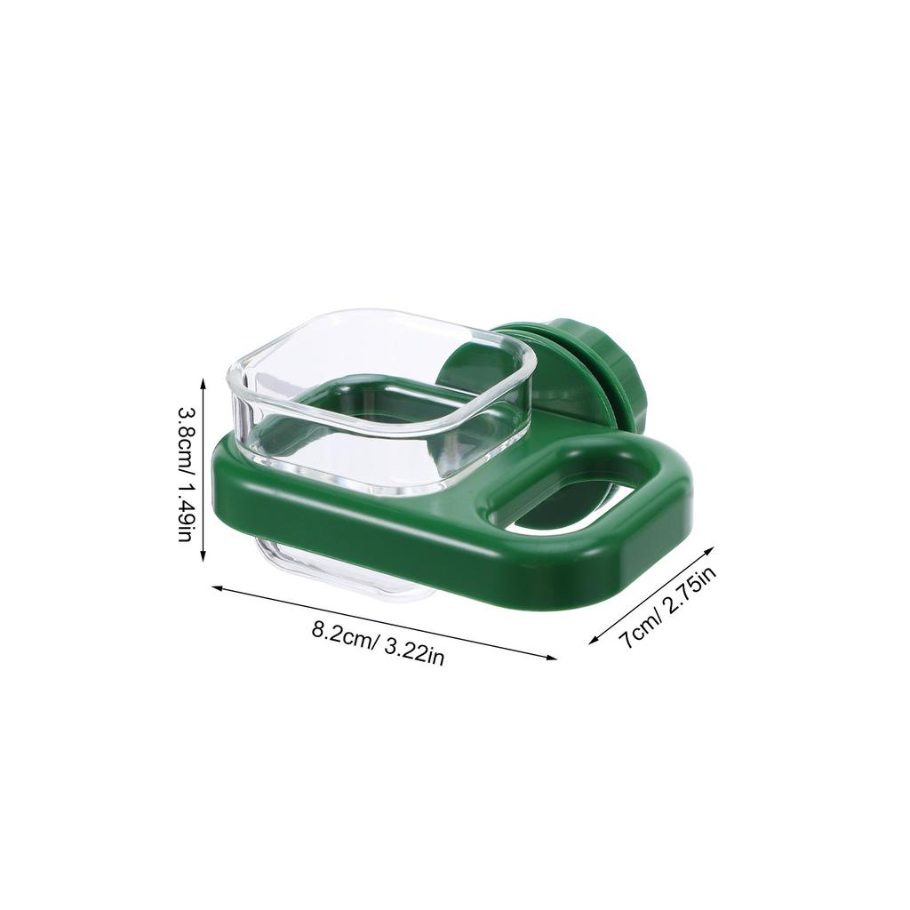 Automatic Pet Cage Hanging Water Feeder Dripless Water Bottle Dispenser Parakeet Bird Small Animal Waterer Auto Watering Pet