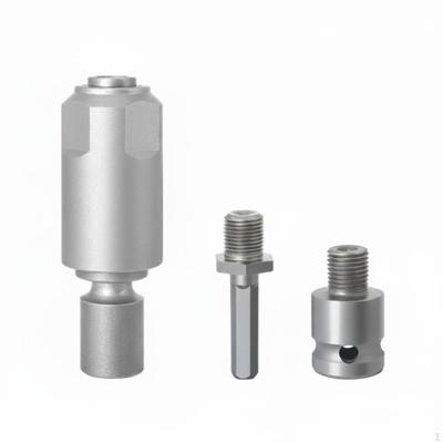 Impact Wrench To Drill Adapter Versatile Electric Converter Head Wear Resistant Square Drive SDS