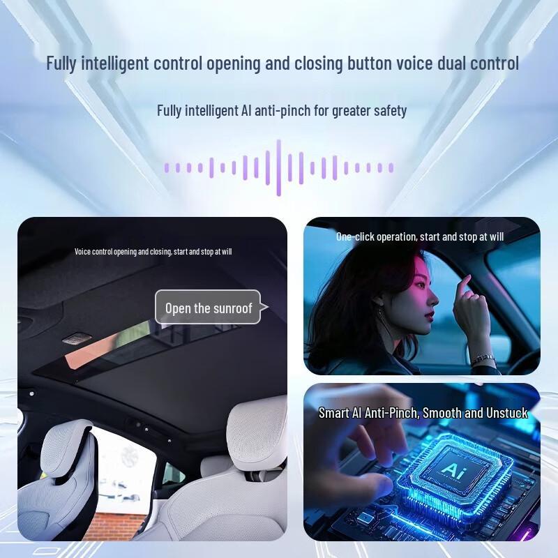 Xiaomi SU7/YU7 Electric Sunroof Panoramic Sunshade & Heat Insulation Accessory