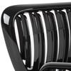 BMW 3 E36 96-00 grilles between the headlights (kidneys) left + right set BLACK GLOSSY DOUBLE BAR