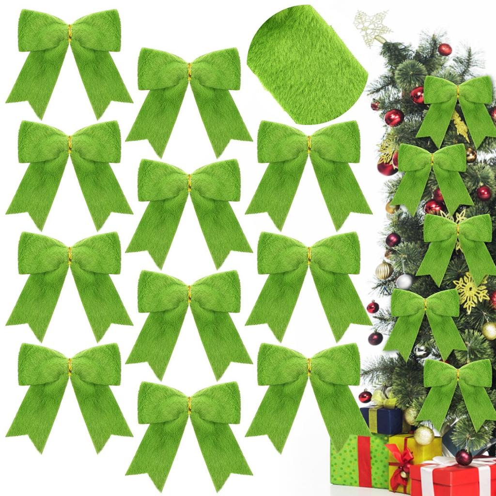 Christmas Bow - Premium Wreath & Tree Decorations In Festive Colors,  Holiday Bows For Gift Wrapping & Home Decor