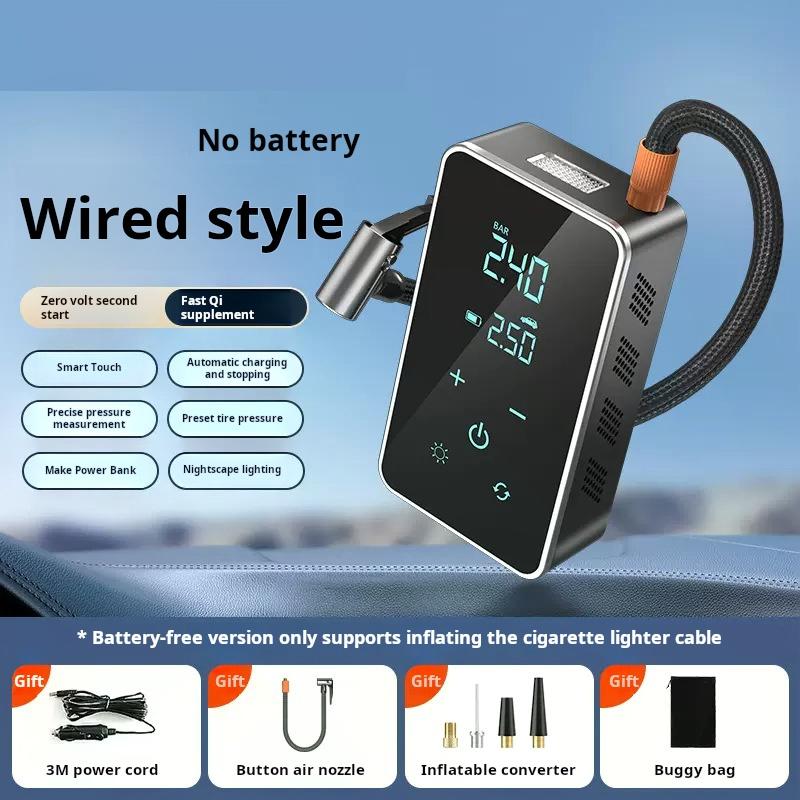 

Автомобильный насос для накачивания, беспроводной, интеллектуальный, насос для накачивания шин, ручной, ручной насос