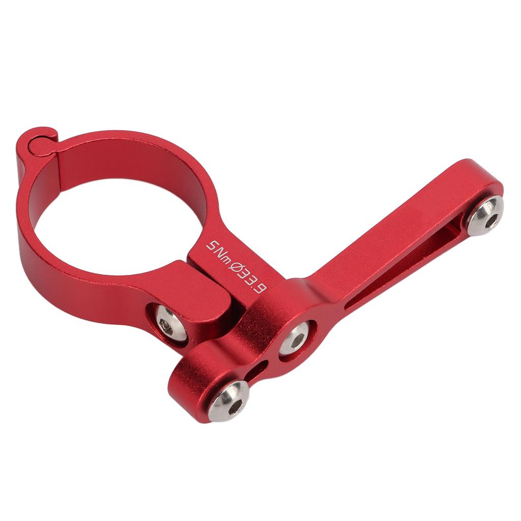 Bicycle Water Cup Holder Base 33.9mm Aluminum Alloy Bottle Cage Mountain Bike Adjustable Conversion BaseRed
