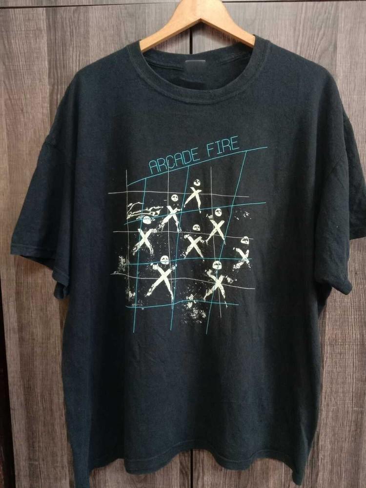 Rare Arcade Fire Band Album 80s Short Sleeve Men All Size Shirt 1CM312 Unisex T-Shirt XXL