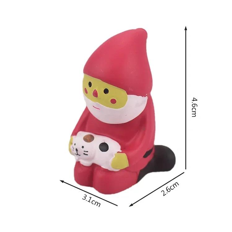 1pc Scene Decoration Christmas Series Bookshelf Decorationt Collectible Home Decoration Garden Resin Craft Toy Bonsai Ornaments