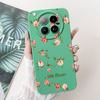 For Infinix Zero 40 4G 5G Back Cover 6.78" On Infinix X6860 X6861 Capa Flower Butterfly Women Fashion Phone Case Liquid Silicone