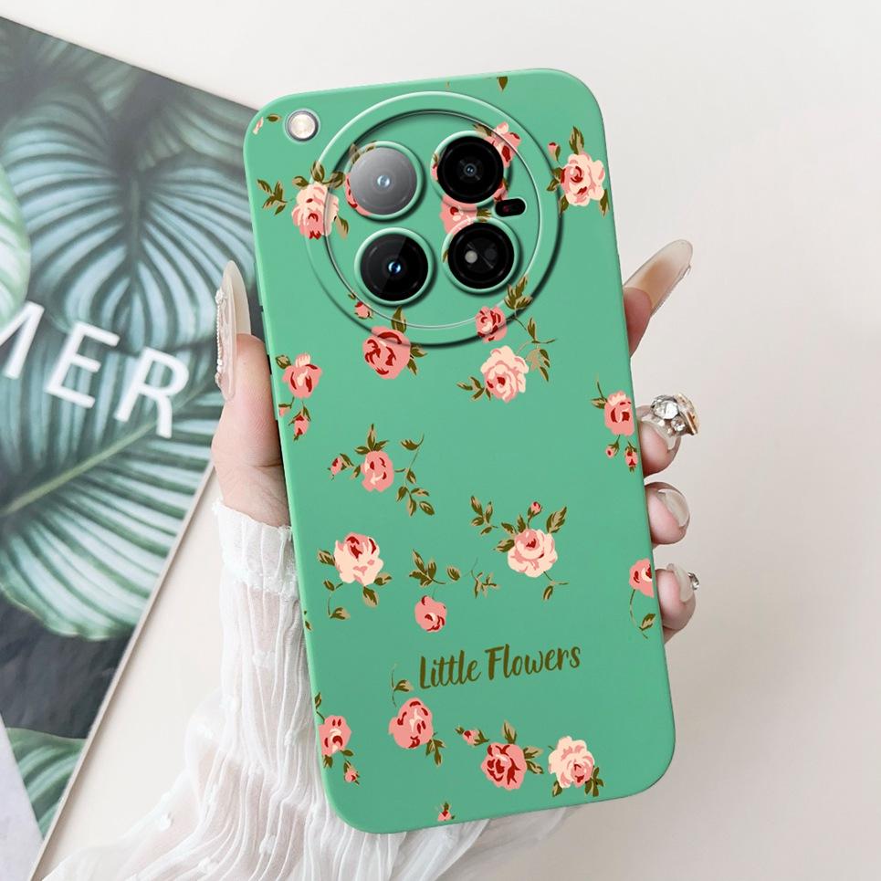For Infinix Zero 40 4G 5G Back Cover 6.78" On Infinix X6860 X6861 Capa Flower Butterfly Women Fashion Phone Case Liquid Silicone