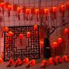 New Year Tassel Red Lantern String Lights
