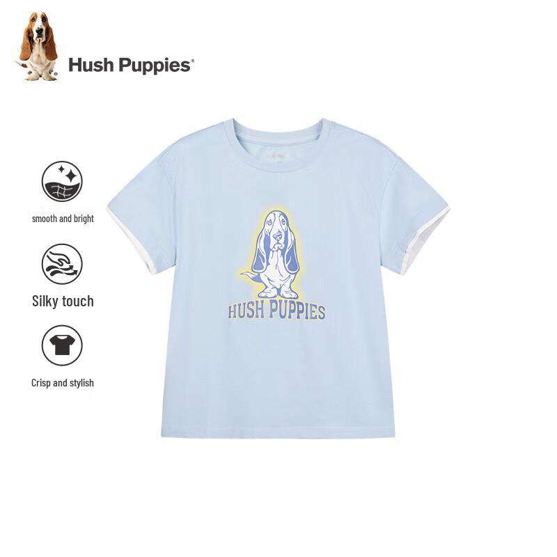 Hush Puppies Kids Short Sleeve 100% Cotton Cartoon T-Shirt 120