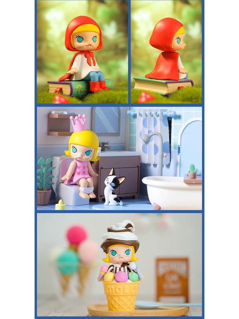 Molly Mein Kindheit Blind Box Figur Spielzeugauto Ornament Souvenir