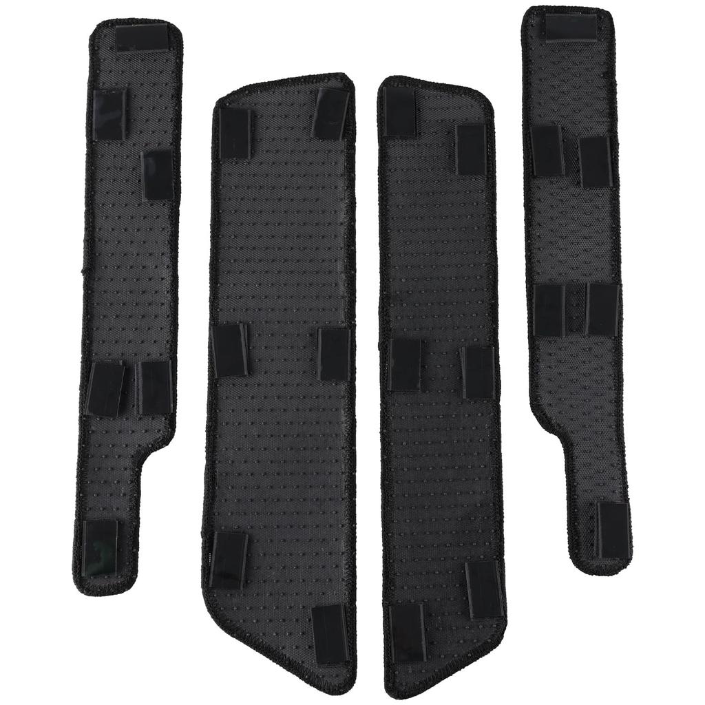 Delica Door Entrance Scratch and Stain Resistant Side Step Set D5 Mats, Mats, 4-Piece (Old Model)