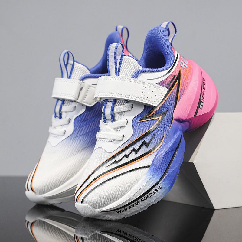 Boys shoes 2025 summer children's sports class sports shoes boys mesh shoes breathable trend running shoes