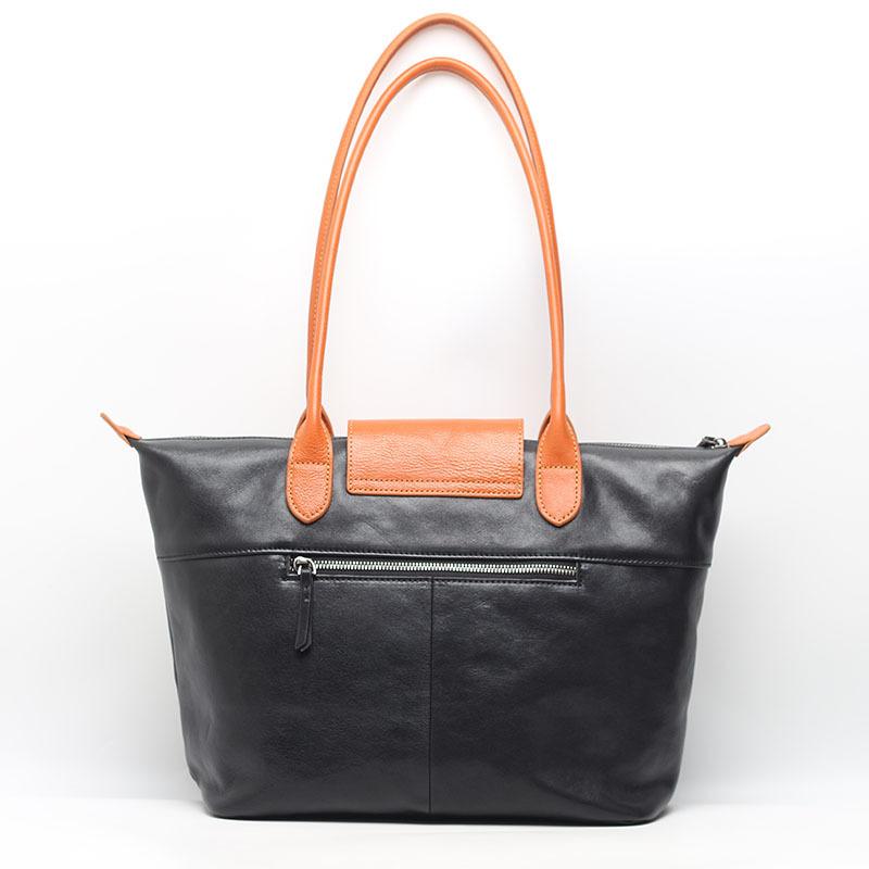 Women'S Bag Genuine Leather Women'S Bag Underarm Shoulder Cowhide Tote Bag Niche Retro Commuter Bag