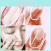 Transparent Silicone Leaf Shaped Makeup Puff Dry Wet Dual-use 6.3*4cm