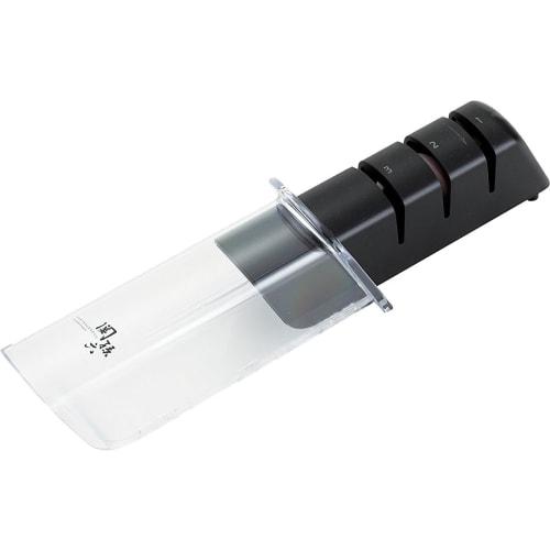 Kai Seki Magoroku Takumi So Knife Set Santoku 165mm + Petty 120mm + Sharpener + Dishcloth AB-5156 AB-5163 AP-0308