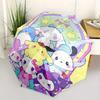 Sanrio Cartoon Character Hello Kitty Design Automatic Opening and Closing Umbrella, Lightweight 3-Fold, With Cute Cartoon Characters, Suitable for Hom