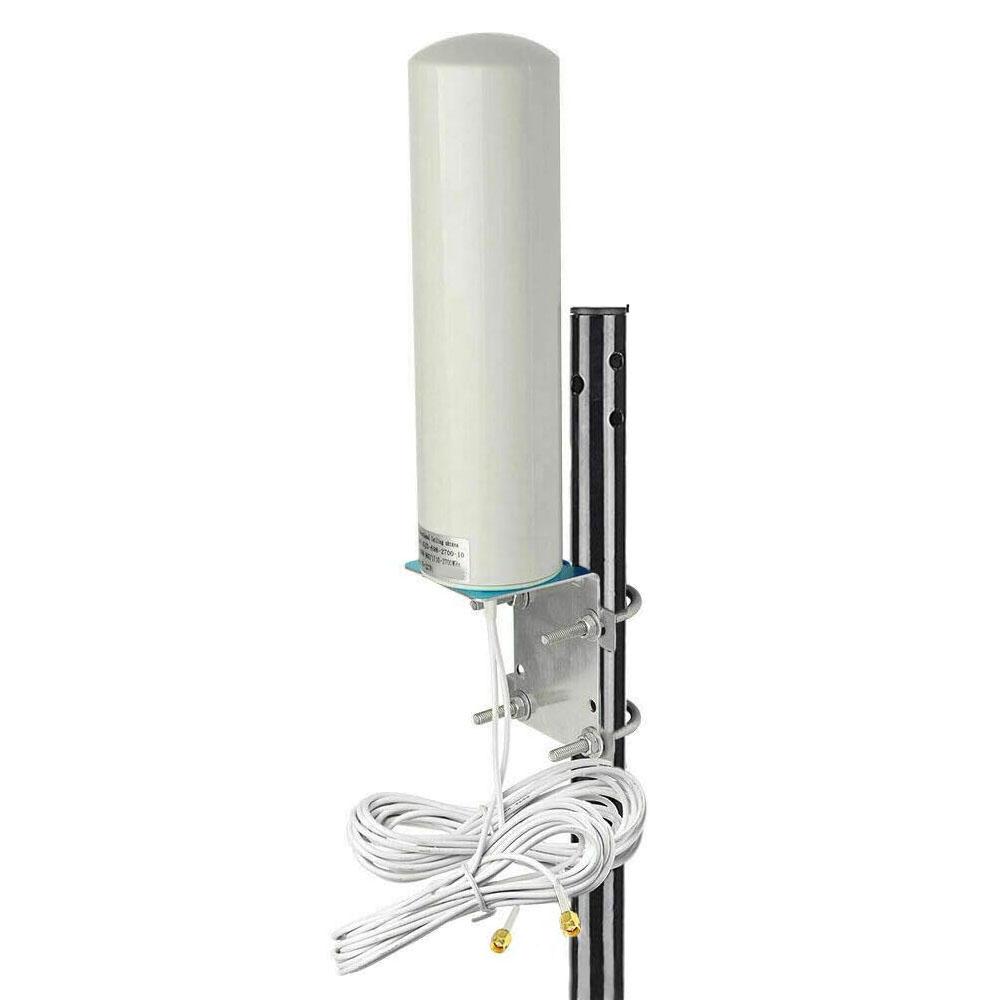 Nagy erősítésű 10-12dBi Kültéri Dupla SMA Apa Antenna 3G 4G LTE Router Jel Erősítő