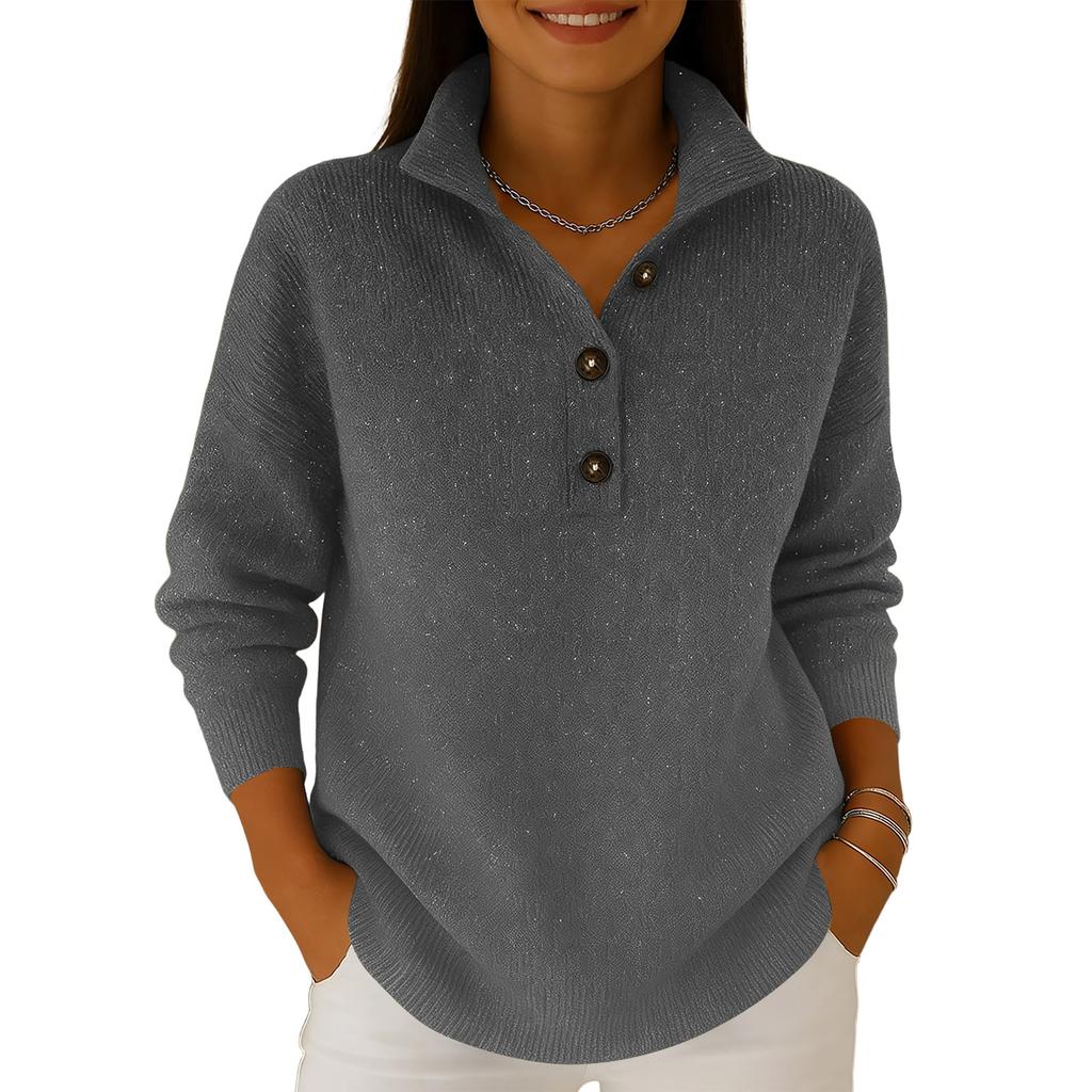 Damskie swetry z cekinami, dzianinowe, codzienne, pulowery, modne, z długim rękawem