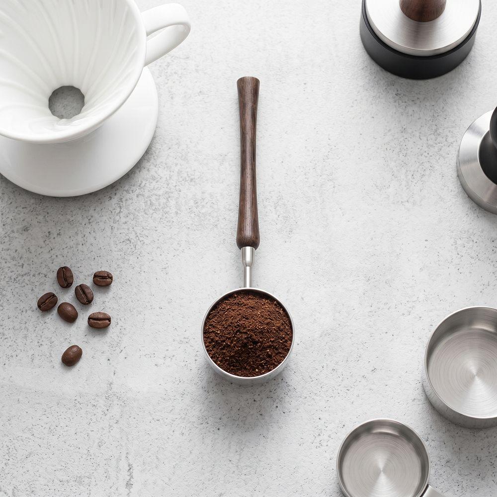 30ML Coffee Bean Measuring Cups Long Handle Coffee Sugar Scoop Kitchen Tools