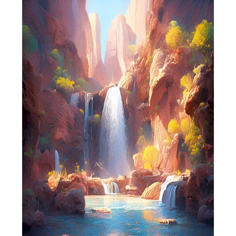 GATYZTORY 5D Diy Diamond Painting For Adults Kits Beach Sunset Landscape Mosaic Rhinestones Cross Stitch Full Round Drill Embroi