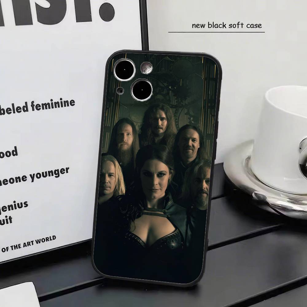 

Band n-Nightwish-h For iPhone 17 air 16 15 14 13 12 11 Pro Black Soft Cover Phone Case iphone 17