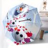 Disney Olaf,Frozen,Autumn Manual Opening and Closing Umbrella, 8-Rib Reinforced Folding Design, Lightweight