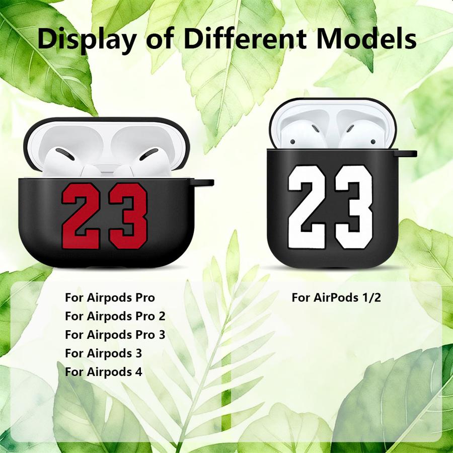 Basketball No. 23 Earphone Cases Cover Case For Airpods 3 1 Pro2 Pro3 4 2 Pro