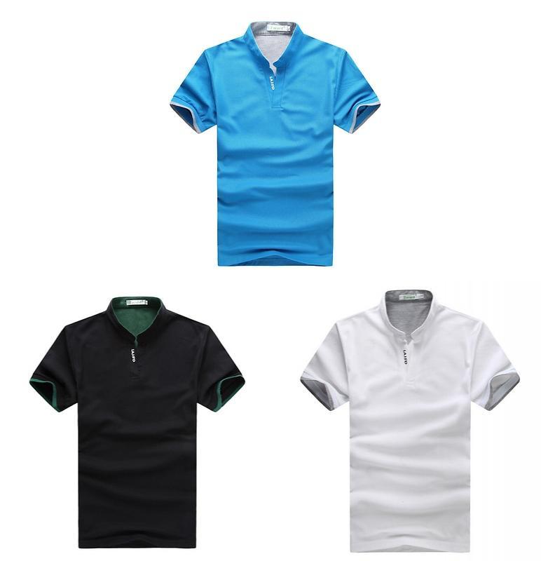 Casual Cotton Short Sleeve T Shirt For Men With V Neck And Slim Fit For Summer Wear