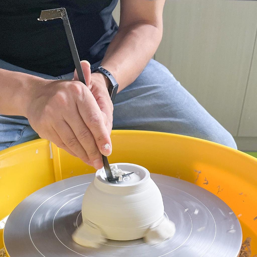 Traditional Textured Pottery Trimming and Decorating Stainless Steel Tool Set