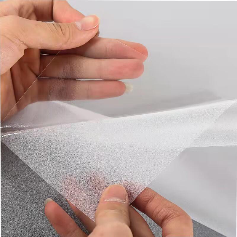 Static Cling Frosted Privacy Window Film 80cm x 1m