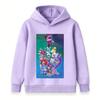 Kids Boys Girls The Amazing Digital Circus Print Hoodie Casual Long Sleeve Pullover Sweatshirt For Children Streetwear Tops