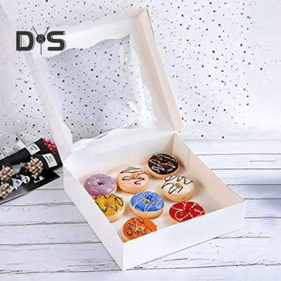 10Pcs Strong Loading Cookie Box Large Capacity Helpful White/Brown Bakery Dessert Packing Case