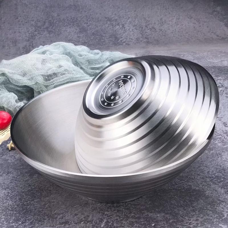 Qianshen 304 Stainless Steel Conical Noodle Bowl
