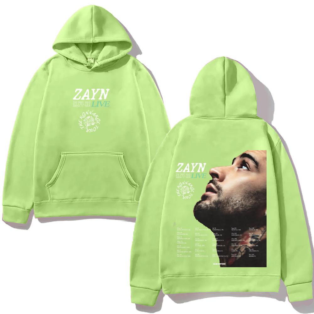 Zayn Malik Hoodie THE KONNAKOL TOUR 2026 Fashion Aesthetic Hoody Retro Classic Soft Punk Comfortable Hooded Pullovers Fleece
