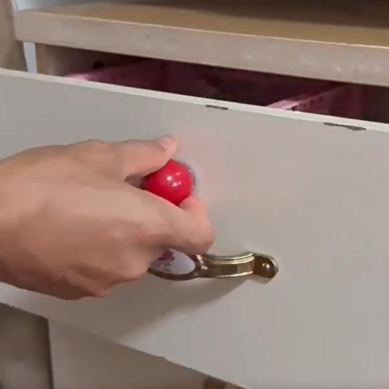 Set Of 4 Plastic Auto Adhesive Handles Easy No Tool Installation Strong Modern Designs Rounded Edges for Furniture