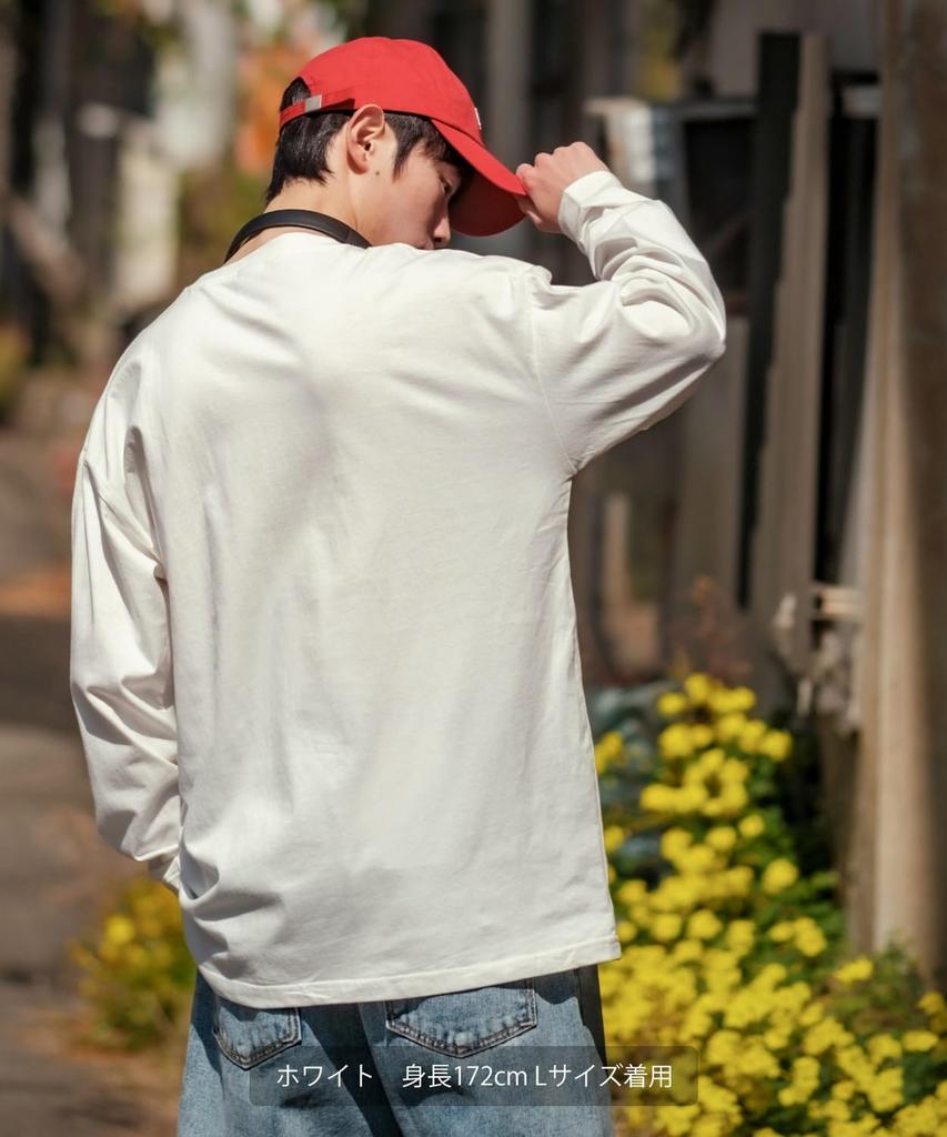 [IMPROVES] [SIDEWAYSTANCE] Embroidered Heart Long Sleeve T-Shirt