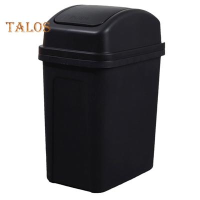 Home Garbage Can with Lid Thickened Press Type Swing Cover Large Capacity Kitchen Hotel Bathroom Office Trash Can